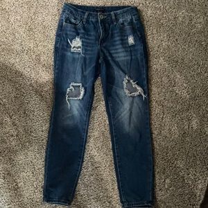 mom jeans with holes